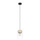 EGLO, 43545, MADRESELVA, pendant, E27, 1X28W, IP20, brown, transparent