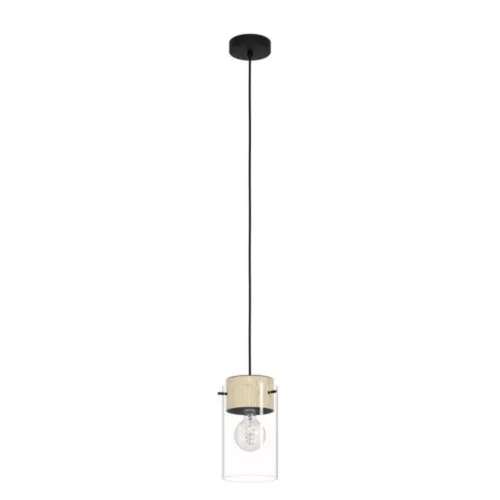 EGLO, 43545, MADRESELVA, pendant, E27, 1X28W, IP20, brown, transparent
