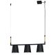 EGLO, 43612, LACEY, pendant, E27, 3X40W, IP20, black, cream color