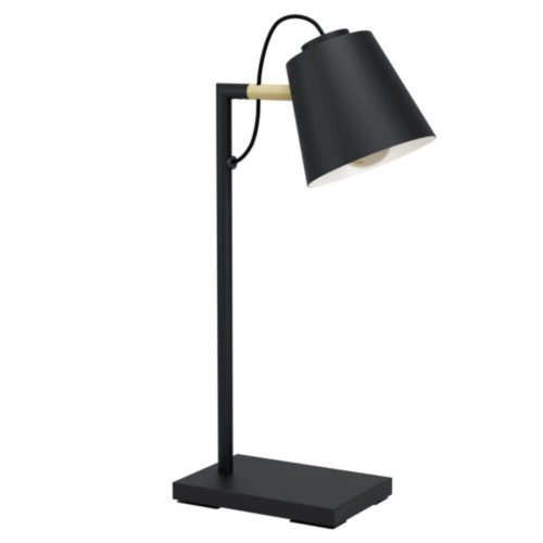 EGLO, 43613, LACEY, table lamp, E14, 1X40W, IP20, black, cream color