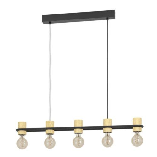 EGLO, 43541, CHIEVELEY, pendant, E27, 5X40W, IP20, brown