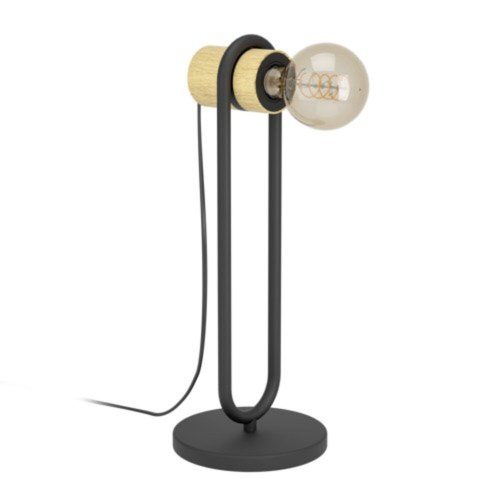 EGLO, 43543, CHIEVELEY, table lamp, E27, 1X28W, IP20, brown