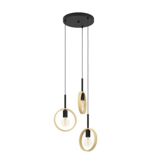 EGLO, 43551, IPSDEN, pendant light, E27, 3X40W, IP20, brown
