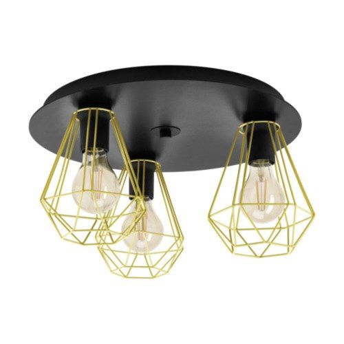 EGLO, 43654, TARBES 2, ceiling lamp, E27, 3X40W, IP20
