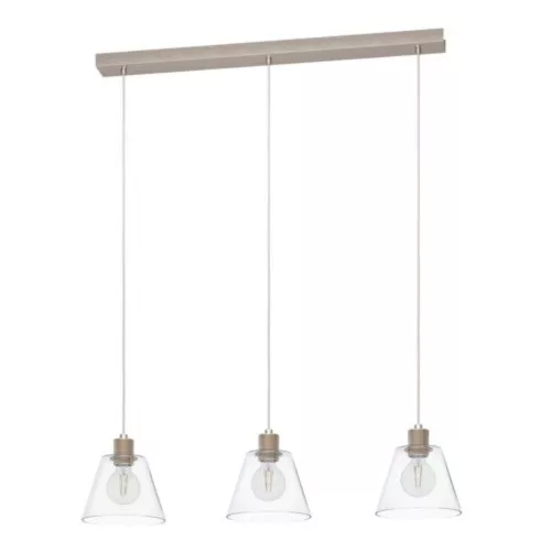 EGLO , 43632 , COPLEY , pendant , E27 , 3X40W , IP20 , transparent