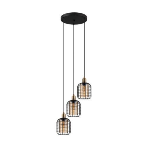 EGLO, 43499, CHISLE, pendant, E27, 3X40W, IP20, amber