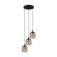 EGLO, 43499, CHISLE, pendant, E27, 3X40W, IP20, amber