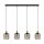 EGLO, 43528, CHISLE, pendant, E27, 4X40W, IP20, amber