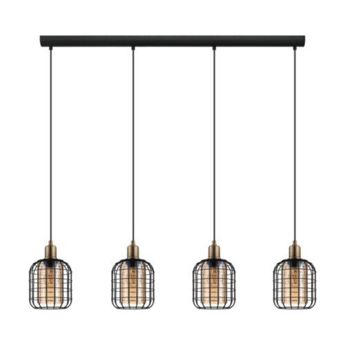 EGLO, 43528, CHISLE, pendant, E27, 4X40W, IP20, amber