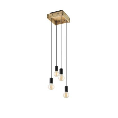 EGLO , 43591 , WOOTTON , pendant , E27 , 4X40W , IP20