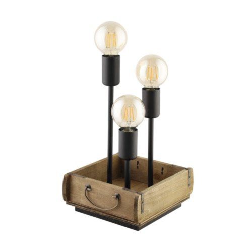 EGLO, 43594, WOOTTON, table lamp, E27, 3X40W, IP20