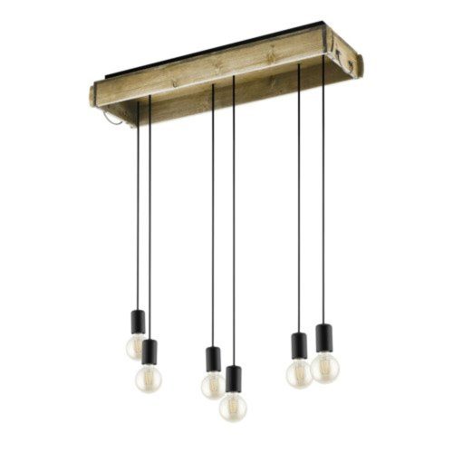 EGLO, 43592, WOOTTON, pendant, E27, 6X40W, IP20