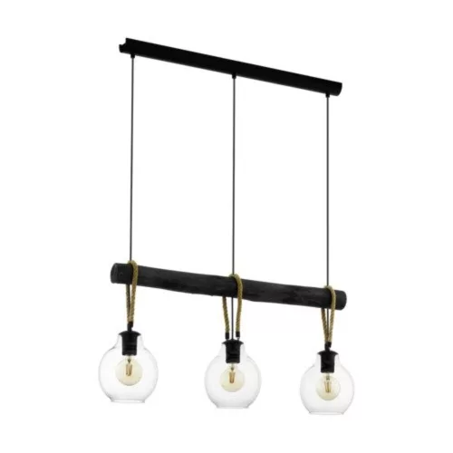 EGLO, 43618, RODING, pendant light, E27, 3X40W, IP20, transparent