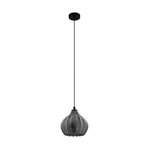 EGLO, 43576, TAMALLAT, pendant, E27, 1X40W, IP20, black-transparent
