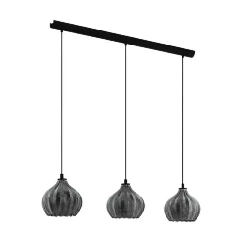 EGLO, 43577, TAMALLAT, pendant, E27, 3X40W, IP20, black-transparent