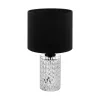 EGLO, 39979, SAPUARA, table lamp, E27, 1X40W, IP20, black, transparent