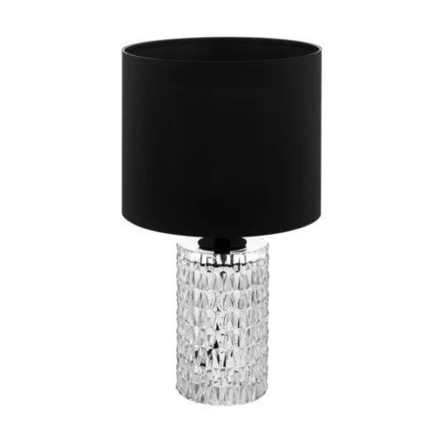 EGLO, 39979, SAPUARA, table lamp, E27, 1X40W, IP20, black, transparent