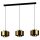 EGLO, 390067, DUGLIA, pendant, E27, 3X40W, IP20, black-transparent, gold
