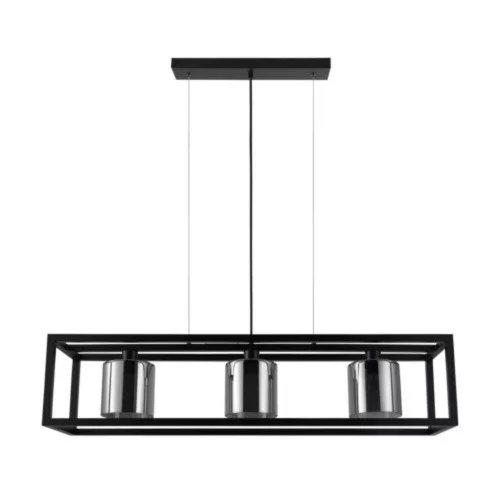 EGLO, 390175, BRISLING, pendant, E27, 3X60W, IP20, black-transparent