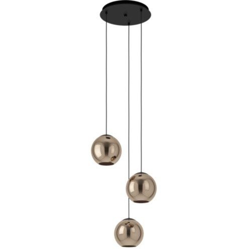 EGLO, 390094, CORDOBA, pendant, E27, 3X40W, IP20, copper color