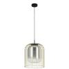 EGLO, 39695, CAMINATA, pendant light, E27, 1X40W, IP20, black-transparent