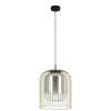 EGLO, 39695, CAMINATA, pendant light, E27, 1X40W, IP20, black-transparent