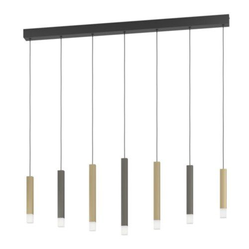 EGLO, 39906, ESTANTERIOS, pendant, 3000 K, LED, 7X3.1W, Dimmable, IP20, satin.