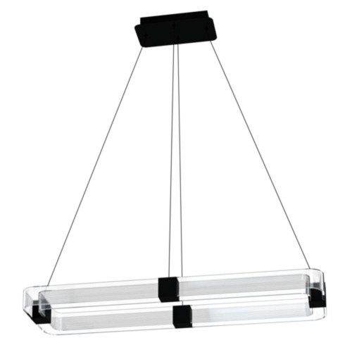 EGLO, 39909, MOGETONELLO, pendant, 3000 K, LED, 4X9.8W, Dimmable, IP20, transparent