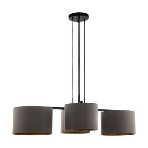 EGLO, 390093, HONDURAS, pendant, E27, 4X40W, IP20, cappuccino, gold