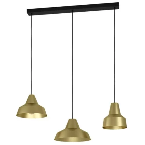 EGLO, 390016, SAVARNA, pendant, E27, 3X40W, IP20, gold color