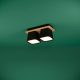 EGLO, 390007, RUSCIO, ceiling lamp, E27, 2X40W, IP20, black, white