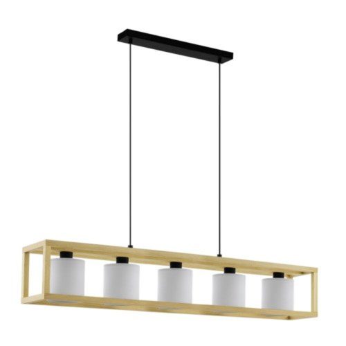 EGLO, 390102, GRANADOS, pendant, E27, 5X25W, IP20, white