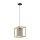 EGLO, 390107, GRANADOS, pendant, E27, 1X25W, IP20, cappuccino, white