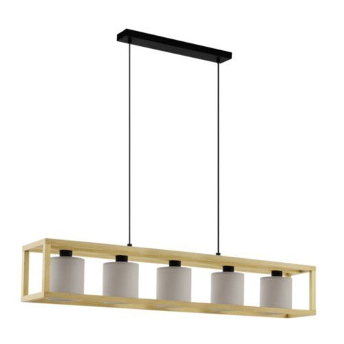 EGLO, 390109, GRANADOS, pendant, E27, 5X25W, IP20, cappuccino, white