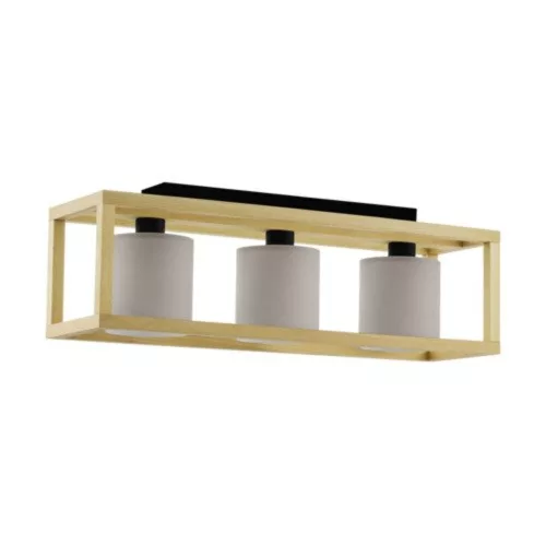 EGLO, 390106, GRANADOS, ceiling lamp, E27, 3X25W, IP20, cappuccino, white