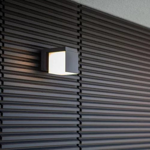 CUBA OUTDOOR  LED  WALL  1 LIGHT DARK GREY