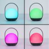 Cardi-Bluetooth connected portable lamp-whites & colors(2700-6500K+RGB)-Black