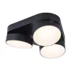 STANOS-Bluetooth connected ceiling spot lamp 220mm-3 heads-CCT Whites (2700-6500K)-Black