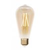 ST64 E27-Bluetooth connected filament bulb-CCT Whites(2200-5500K)-amber glass