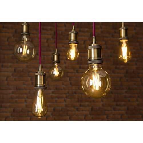 ST64 E27-Bluetooth connected filament bulb-CCT Whites(2200-5500K)-amber glass