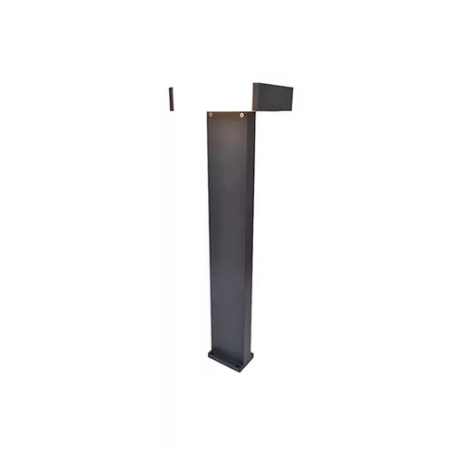 CONROY OUTDOOR LED BOLLARD 2 LIGHT DARK GREY