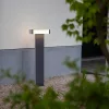 CONROY OUTDOOR LED BOLLARD 2 LIGHT DARK GREY