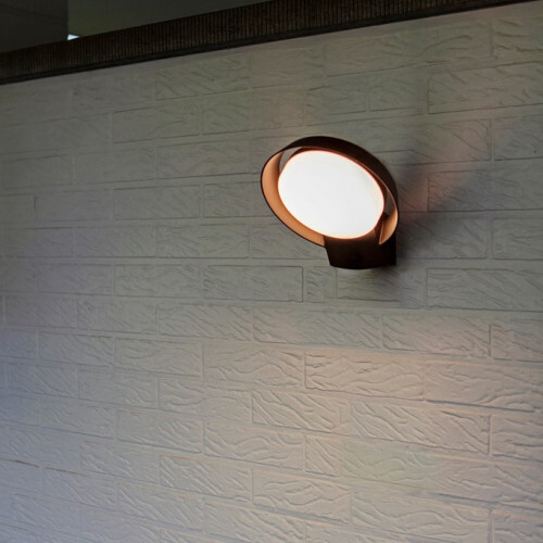 POLO OUTDOOR LED WALL 1 LIGHT DARK GREY