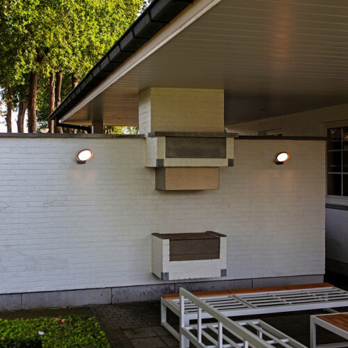 POLO OUTDOOR LED WALL 1 LIGHT PIR DARK GREY