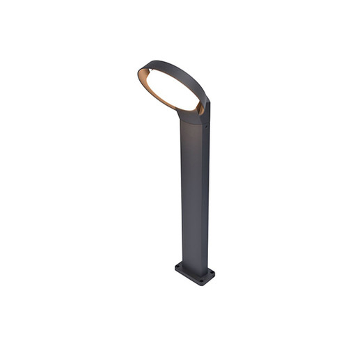 POLO OUTDOOR LED BOLLARD 1 LIGHT DARK GREY