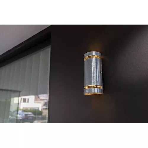 RAN OUTDOOR WALL 2 LIGHT GU10 GALVANIZED