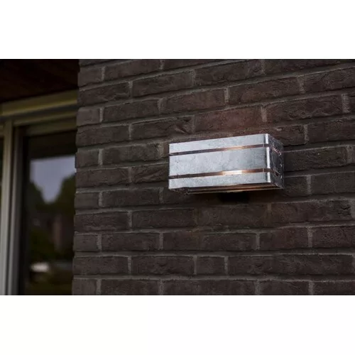 VIDAR OUTDOOR WALL 1 LIGHT E27 GALVANIZED