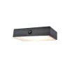 FADI SOLAR LED WALL 1 LIGHT PIR BLACK LUTEC CONNECT