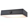 FADI SOLAR LED WALL 1 LIGHT PIR BLACK LUTEC CONNECT