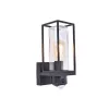 FLAIR OUTDOOR WALL 1 CAMERA LIGHT PIR E27 BLACK LUTEC CONNECT